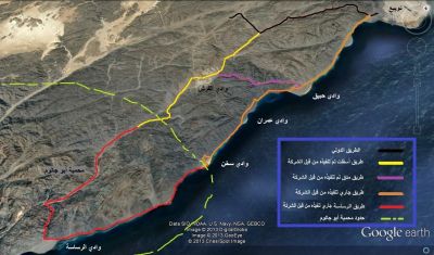 Leading Roads to the projects lands